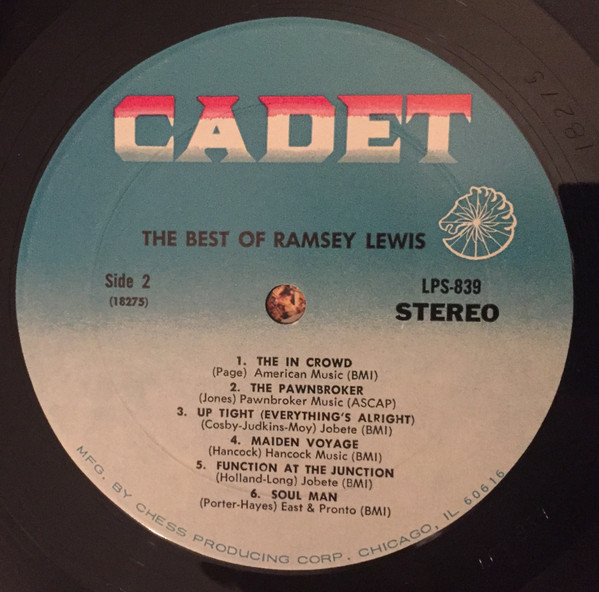 Ramsey Lewis - The Best Of Ramsey Lewis | Cadet (LPS-839) - 3 Ramsey Lewis - The Best Of Ramsey Lewis | Cadet (LPS-839) - 3