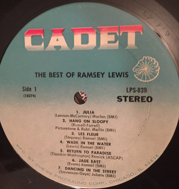 Ramsey Lewis - The Best Of Ramsey Lewis | Cadet (LPS-839) - 2 Ramsey Lewis - The Best Of Ramsey Lewis | Cadet (LPS-839) - 2