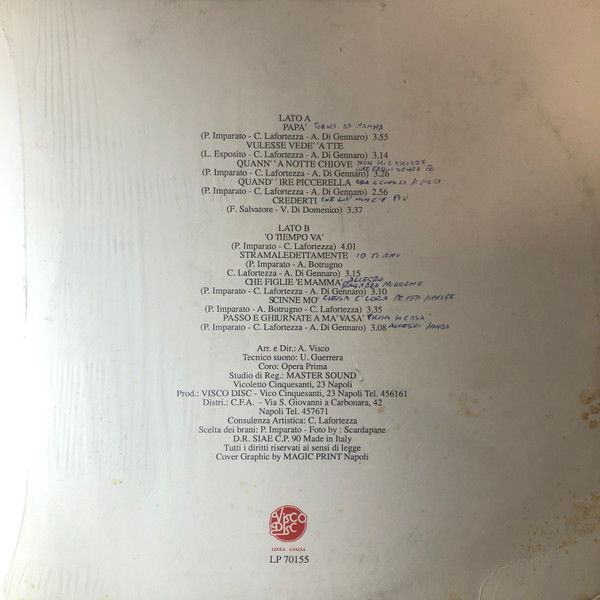 Lino Tozzi - Tozzi 10 | Visco Disc (LP 70155) - 2 Lino Tozzi - Tozzi 10 | Visco Disc (LP 70155) - 2