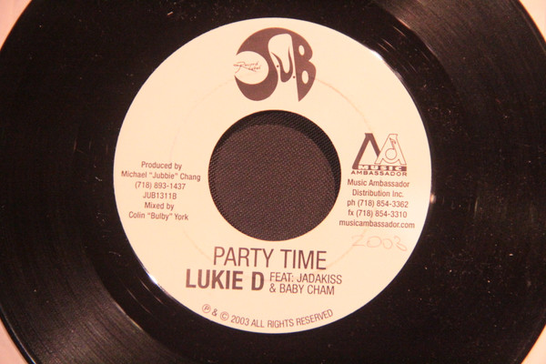 Lukie D Featuring Jadakiss & Baby Cham - Party Time | Jub Record Label (JUB1311)