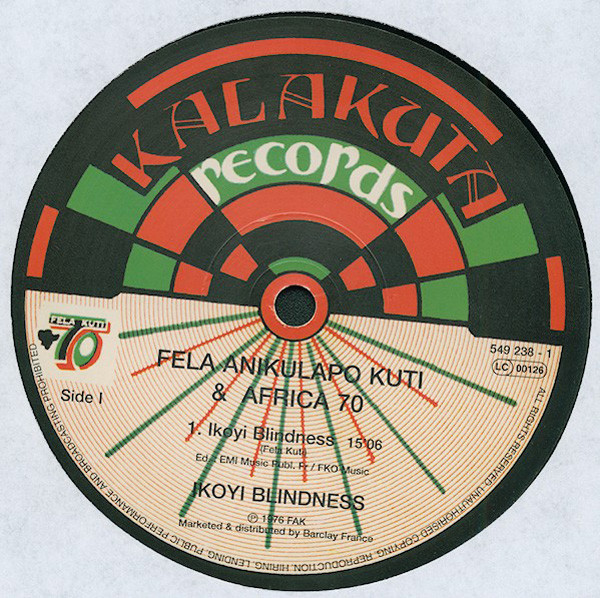 Fela Kuti & Africa 70 - Ikoyi Blindness | Kalakuta (549 238 - 1) - 3