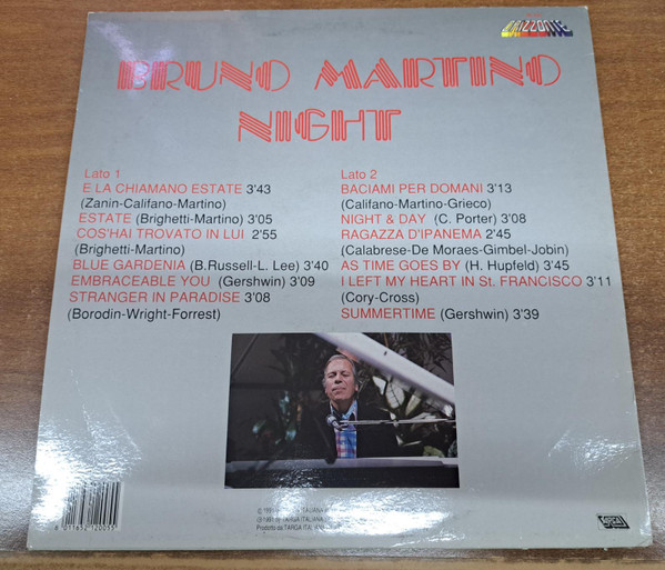 Bruno Martino - Night | Targa (ORL 9202) - 2 Bruno Martino - Night | Targa (ORL 9202) - 2