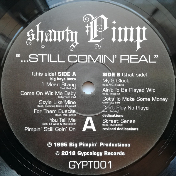 Shawty Pimp - ...Still Comin' Real | Gyptology Records (GYPT001) - 3