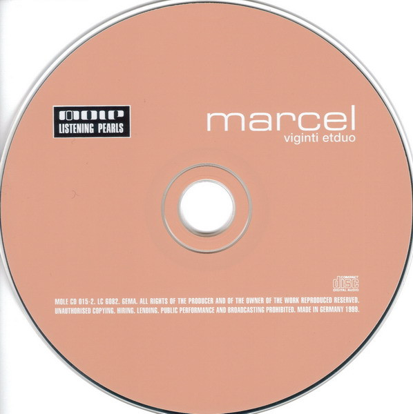 Marcel - Viginti Etduo | Mole Listening Pearls (MOLE CD 015-2) - 3 Marcel - Viginti Etduo | Mole Listening Pearls (MOLE CD 015-2) - 3