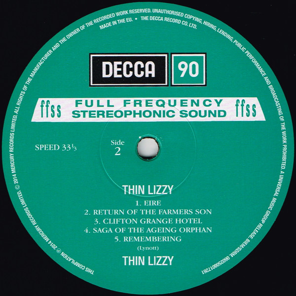 Thin Lizzy - Thin Lizzy | Decca (0801726) - 4