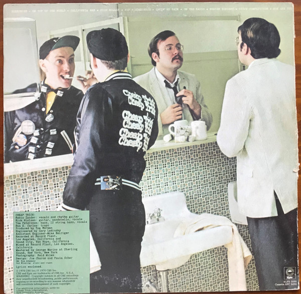 Cheap Trick - Heaven Tonight | Epic (ELPS 3890) - 3
