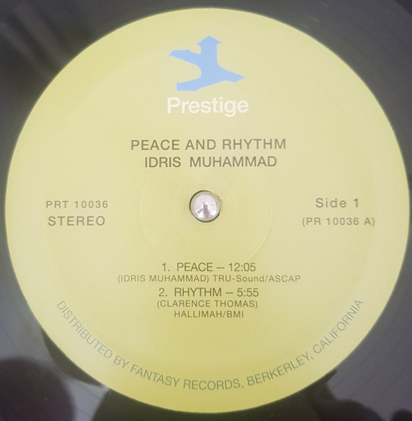 Idris Muhammad - Peace And Rhythm | Prestige (PR 10036) - 3