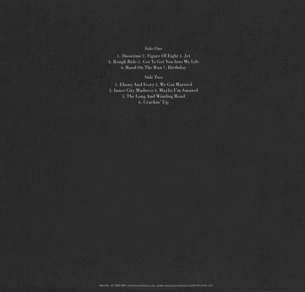 Paul McCartney - Tripping The Live Fantastic | Parlophone (79 4778 1) - 4