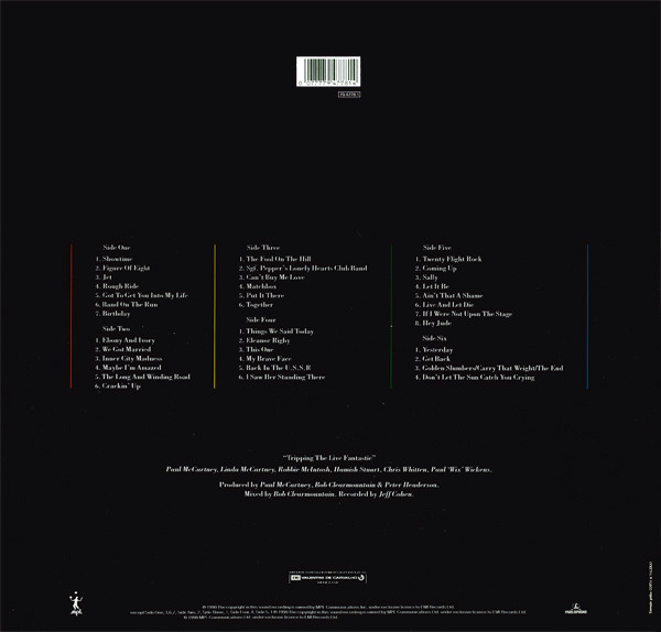 Paul McCartney - Tripping The Live Fantastic | Parlophone (79 4778 1) - 2