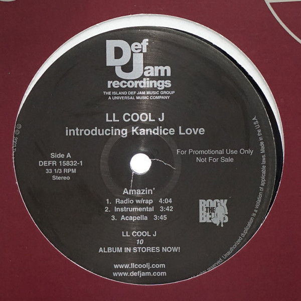 LL Cool J Introducing Kandice Love - Amazin' | Def Jam Recordings (DEFR 15832-1) - main
