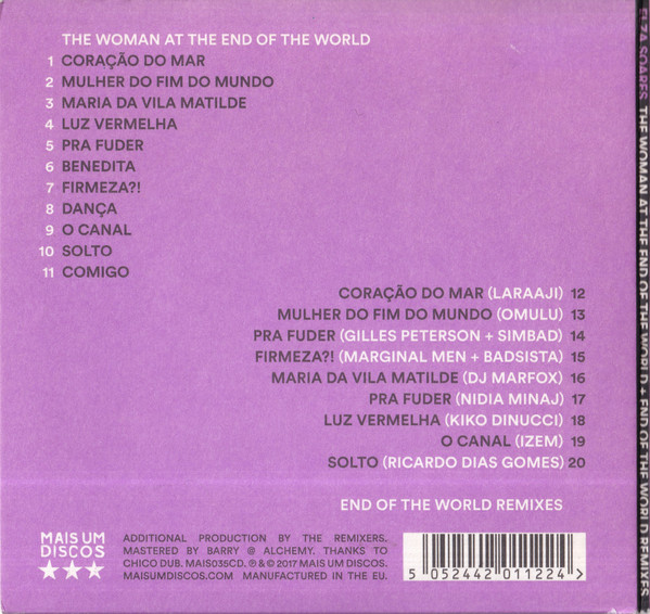 Elza Soares - The Woman At The End Of The World + End Of The World Remixes | Mais Um Discos (MAIS035CD) - 2 Elza Soares - The Woman At The End Of The World + End Of The World Remixes | Mais Um Discos (MAIS035CD) - 2