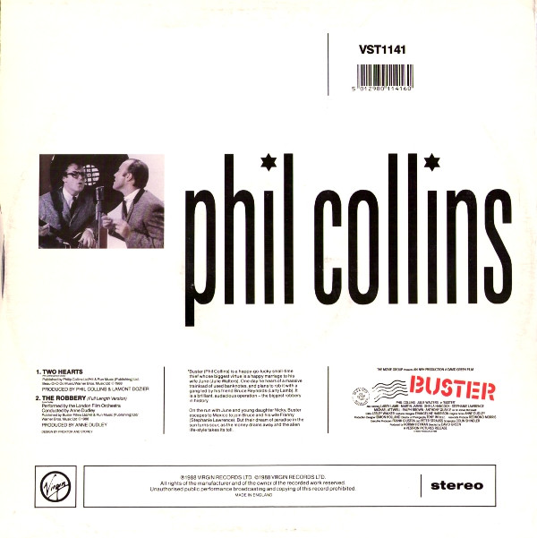 Phil Collins - Two Hearts (12") [Vinyl] | Virgin (VST 1141) - 2