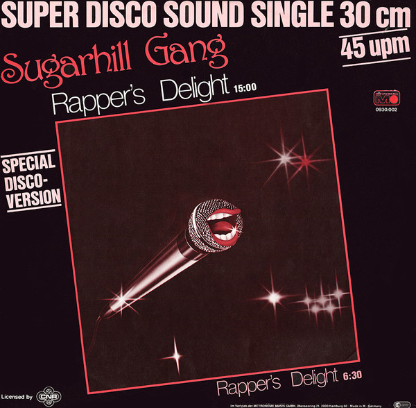 Sugarhill Gang - Rapper's Delight | Metronome (0930.002) - main