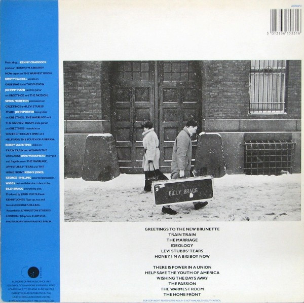 Billy Bragg - Talking With The Taxman About Poetry | Go! Discs (AGOLP 6) - 2