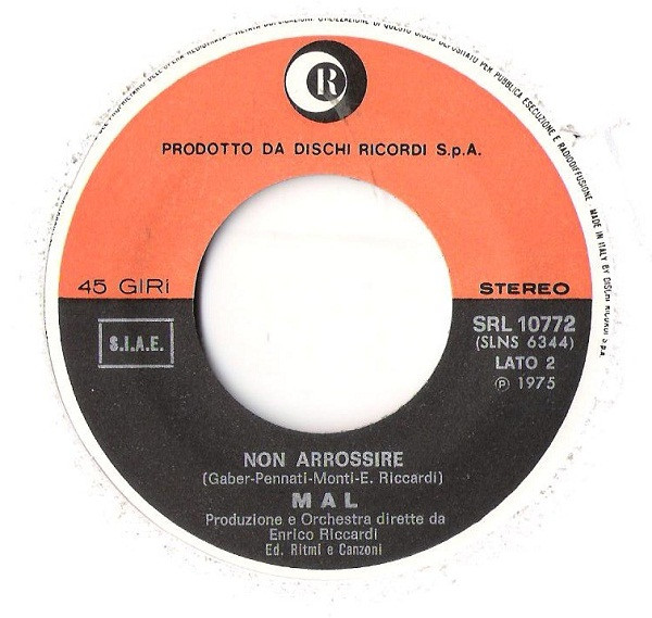 Mal - Dolcemente Tu | Ricordi (SRL 10772) - 4