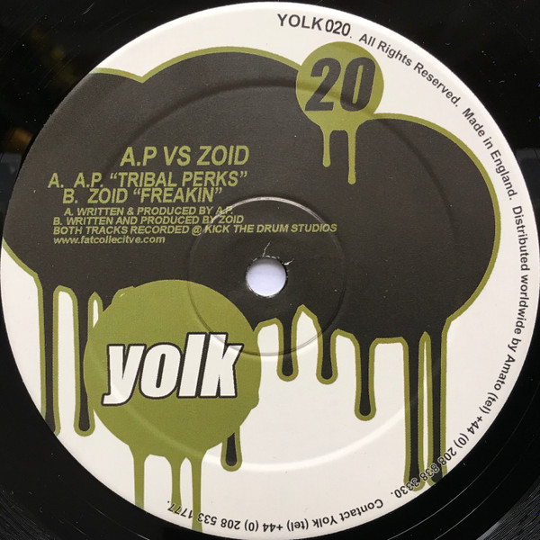AP vs Zoid - Tribal Perks / Freakin | Yolk (YOLK020)