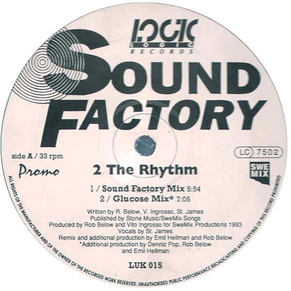SoundFactory - 2 The Rhythm | Logic Records (LUK 015) - main SoundFactory - 2 The Rhythm | Logic Records (LUK 015) - main