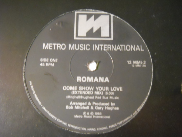 Romana - Come Show Your Love | Metro Music International (12 MMI -2) - main Romana - Come Show Your Love | Metro Music International (12 MMI -2) - main