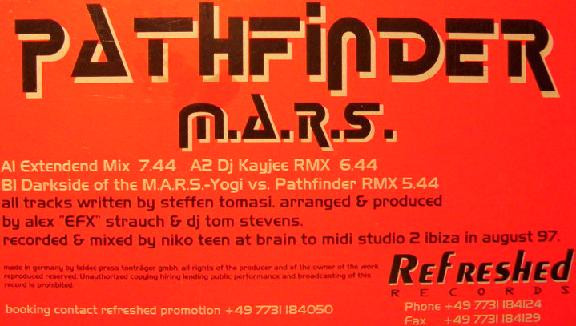 Pathfinder - M.A.R.S. | Refreshed Records (REF 001) - main