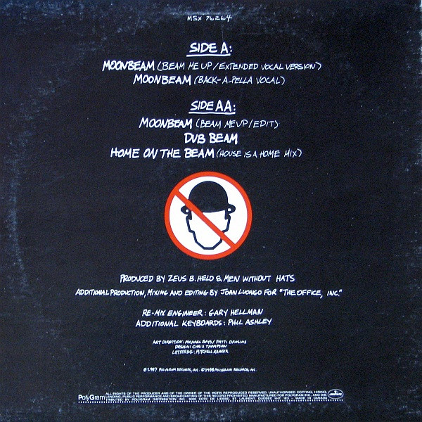 Men Without Hats - Moonbeam | Mercury (MSX 76264) - 2