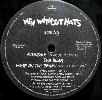 Men Without Hats - Moonbeam | Mercury (MSX 76264) - 4