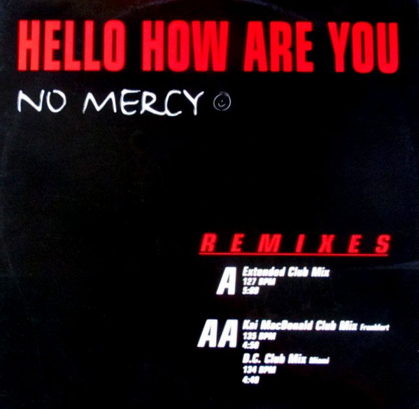 No Mercy - Hello How Are You | MCI (74321 59721 1) - main