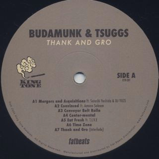 Budamunky & Tony Suggs - Thank And Gro | King Tone (KTR-001) - 3 Budamunky & Tony Suggs - Thank And Gro | King Tone (KTR-001) - 3
