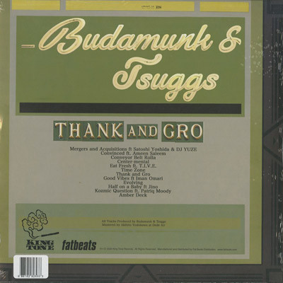 Budamunky & Tony Suggs - Thank And Gro | King Tone (KTR-001) - 2 Budamunky & Tony Suggs - Thank And Gro | King Tone (KTR-001) - 2