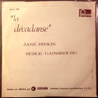 Jane Birkin & Serge Gainsbourg - La Décadanse | Fontana (6010 054) - 2 Jane Birkin & Serge Gainsbourg - La Décadanse | Fontana (6010 054) - 2