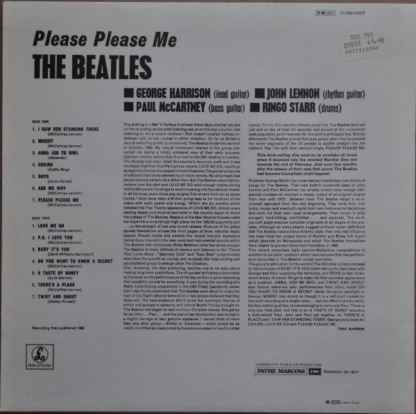 The Beatles - Please Please Me | Parlophone (2C 066-04219) - 2 The Beatles - Please Please Me | Parlophone (2C 066-04219) - 2