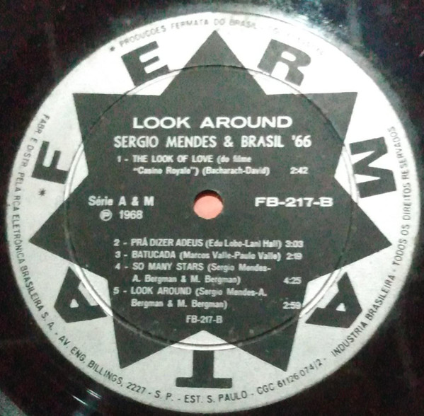 Sérgio Mendes & Brasil '66 - Look Around | Fermata Produções (FB-217) - 4 Sérgio Mendes & Brasil '66 - Look Around | Fermata Produções (FB-217) - 4