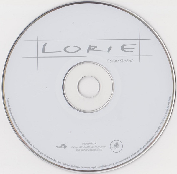 Lorie - Tendrement | Guy Cloutier Communications (PGCCD-9439) - 3 Lorie - Tendrement | Guy Cloutier Communications (PGCCD-9439) - 3