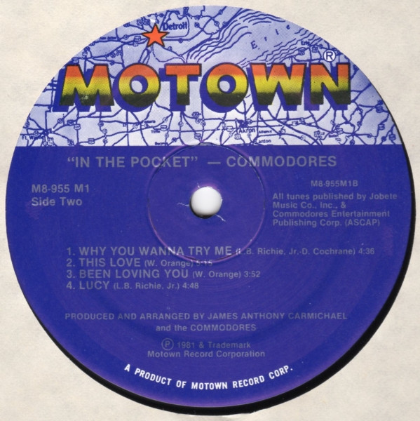 Commodores - In The Pocket | Motown (M8-955M1) - 4