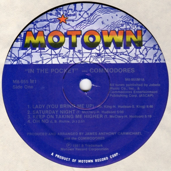 Commodores - In The Pocket | Motown (M8-955M1) - 3