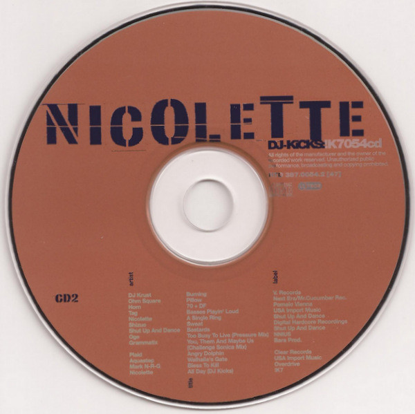 Nicolette - DJ-Kicks | !K7 (054cd) - 4