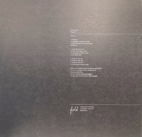 Mike Parker - Dispatches | Field Records (FIELD 34) - 2 Mike Parker - Dispatches | Field Records (FIELD 34) - 2