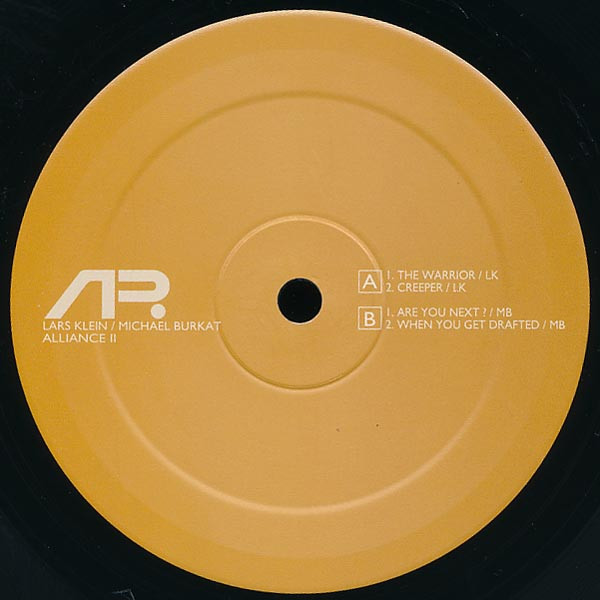 Lars Klein / Michael Burkat - Alliance II | Audio Assault (AAR008) - main