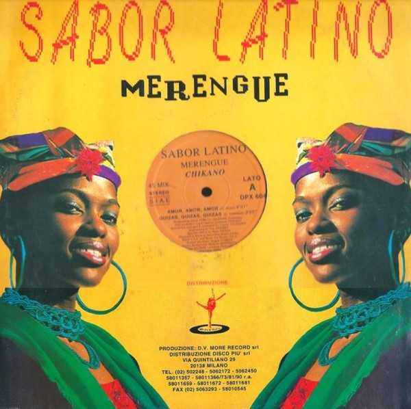 Sabor Latino - Merengue / Chikano | D.V. More Record (DPX 604)