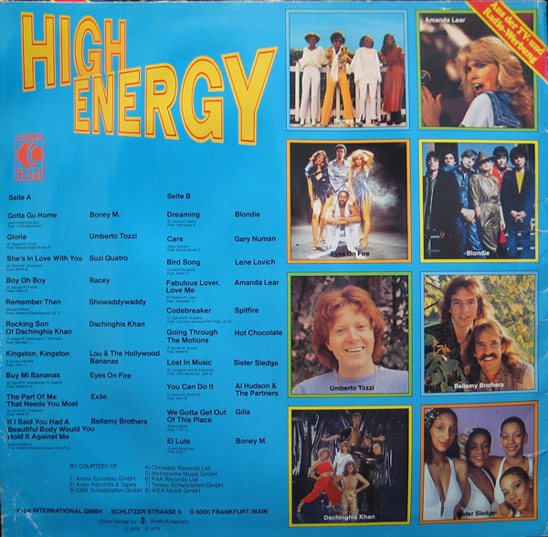 Various - High Energy (Top-Hits '80) | K-Tel (TG 1243) - 2 Various - High Energy (Top-Hits '80) | K-Tel (TG 1243) - 2