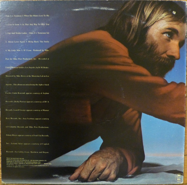 Herb Pedersen - Sandman [Vinyl] | Epic (PE 34933) - 2