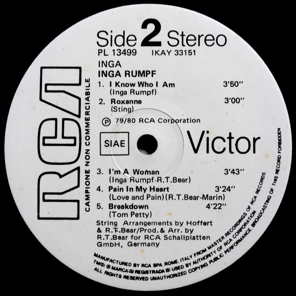 Inga Rumpf - Inga | RCA (PL 13499) - 4