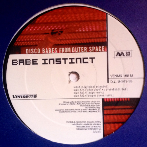 Babe Instinct - Disco Babes From Outer Space | Vendetta Records (VENMX 196) - 2