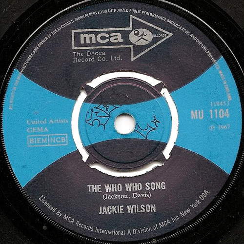 Jackie Wilson - Since You Showed Me How To Be Happy | MCA Records (MU 1104) - main Jackie Wilson - Since You Showed Me How To Be Happy | MCA Records (MU 1104) - main
