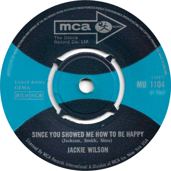 Jackie Wilson - Since You Showed Me How To Be Happy | MCA Records (MU 1104) - 2 Jackie Wilson - Since You Showed Me How To Be Happy | MCA Records (MU 1104) - 2