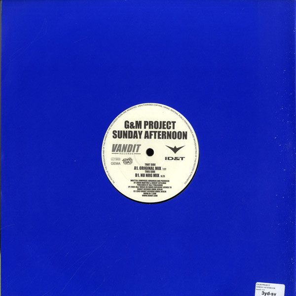 G&M Project - Sunday Afternoon | Vandit Records (032) - 2