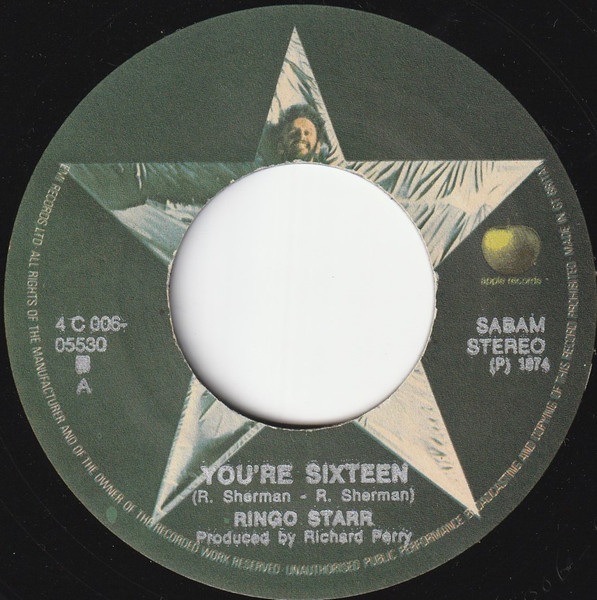 Ringo Starr - You're Sixteen | Apple Records (4C 006-05530) - 2