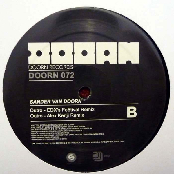 Jacob van Hage / Sander van Doorn - Convoi / Outro | Doorn Records (DOORN 072) - 2