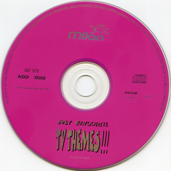 Various - My Favourite TV Themes!!! | Milan (887 978) - 3