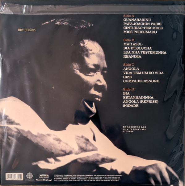 Cesaria Evora - Live À Paris 1993 | Sony Music (MOVLP3875) - 2