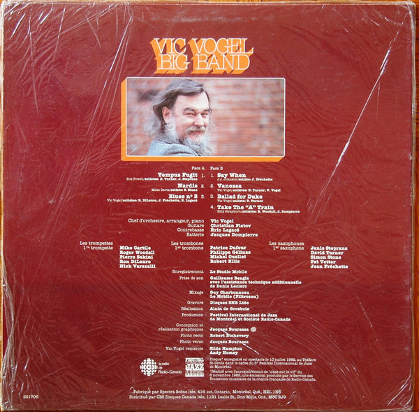 Vic Vogel - Vic Vogel Big Band | Radio-Canada (SS 1706) - 2